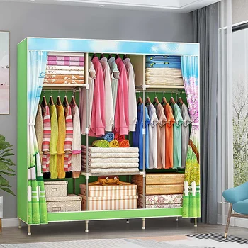 Multi-purpose Non-woven Wardrobe Fabric Closet Portable Folding Cloth Storage Cabinet Dustproof Waterproof Bedroom Furniture
Multi-purpose Non-woven Wardrobe Fabric Closet Portable Folding Cloth Storage Cabinet Dustproof Waterproof Bedroom Furniture