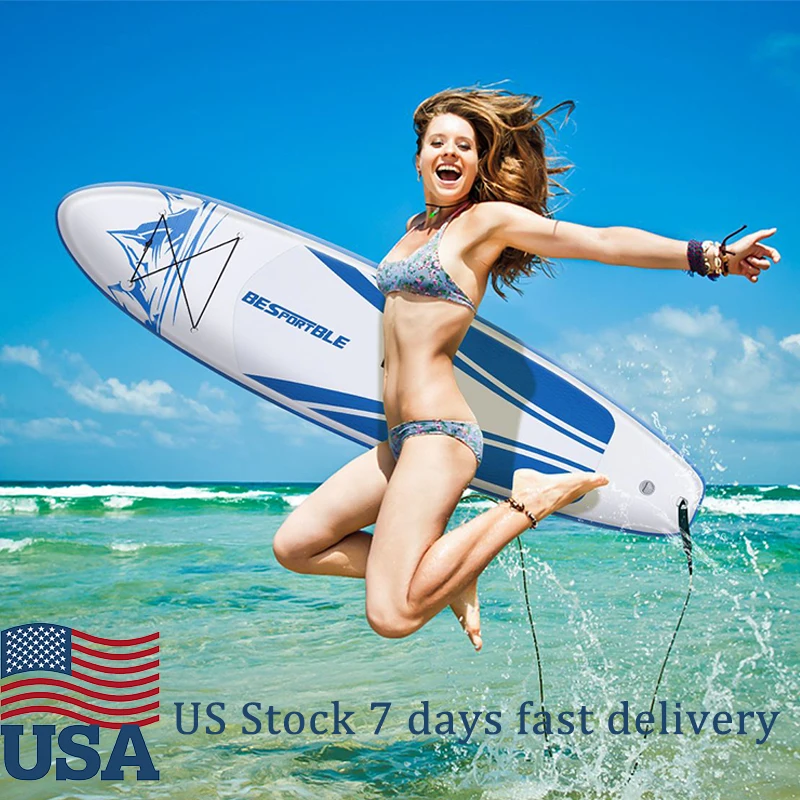 Surfboard Paddle Board Inflatable Paddle Board 120x30x6 Inch Paddle Board Bonus Manual Pump Ankle Leash Sup Board US Stock
Surfboard Paddle Board Inflatable Paddle Board 120x30x6 Inch Paddle Board Bonus Manual Pump Ankle Leash Sup Board US Stock