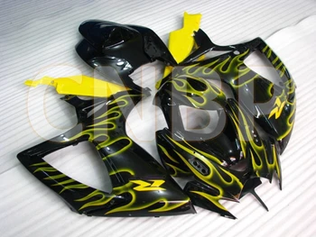 GSX-R750 2006 - 2007 K6 Motorcycle Fairing GSXR600 06 Black Yellow Flame Fairing GSX-R600 2006 Fairing
GSX-R750 2006 - 2007 K6 Motorcycle Fairing GSXR600 06 Black Yellow Flame Fairing GSX-R600 2006 Fairing