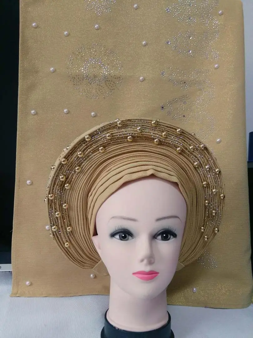 African Gele Headtie Aso Oke Latest Gele Wrapper Set With Shawl Stone Beads Nigerian Gele Aso Oke Already Made Headwear 2pcs
African Gele Headtie Aso Oke Latest Gele Wrapper Set With Shawl Stone Beads Nigerian Gele Aso Oke Already Made Headwear 2pcs