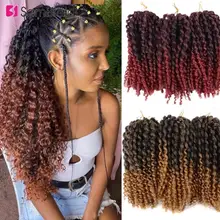 SAMBRAID kinky Marlybob Spring Curly Twist 8 Inch Crochet Braiding Hair Extensions Synthetic Braids for Hair
SAMBRAID kinky Marlybob Spring Curly Twist 8 Inch Crochet Braiding Hair Extensions Synthetic Braids for Hair