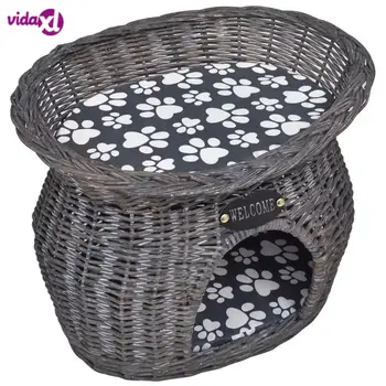 VidaXL Cat Kennel Comfortable Cat Bed Willow For Cats And Dogs Kittens Pet House Gift For Friend Christmas Gift EU Warehouse V3
VidaXL Cat Kennel Comfortable Cat Bed Willow For Cats And Dogs Kittens Pet House Gift For Friend Christmas Gift EU Warehouse V3