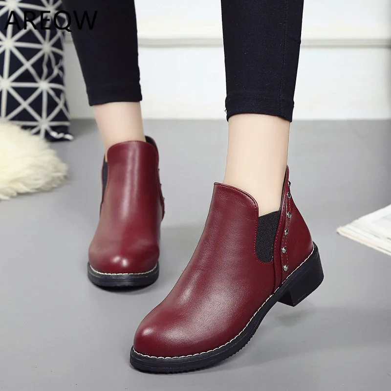 New 2019 Women Ankle Boots Flock Plus Size Autumn Winter Shoes Woman Short Boot Female Martin Boots Ladies Botas Mujer
New 2019 Women Ankle Boots Flock Plus Size Autumn Winter Shoes Woman Short Boot Female Martin Boots Ladies Botas Mujer