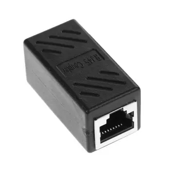 RJ45 Inline Coupler Cat7/Cat6/Cat5e Ethernet Network Cable Extend Adapter 
RJ45 Inline Coupler Cat7/Cat6/Cat5e Ethernet Network Cable Extend Adapter