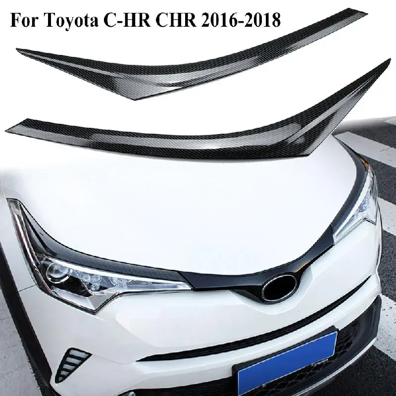 For Toyota C-HR CHR 16~18 ABS Carbon Fiber Style Front Headlight Lamp Cover Trim
For Toyota C-HR CHR 16~18 ABS Carbon Fiber Style Front Headlight Lamp Cover Trim