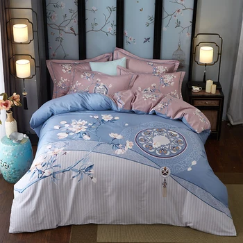 Bedding Cotton Set American Flower Bed Linen Set Bohemia 100% Cover+ Set Sheet+Pillowcase Queen Flat Bed Cotton Duvet King 4pcs
Bedding Cotton Set American Flower Bed Linen Set Bohemia 100% Cover+ Set Sheet+Pillowcase Queen Flat Bed Cotton Duvet King 4pcs