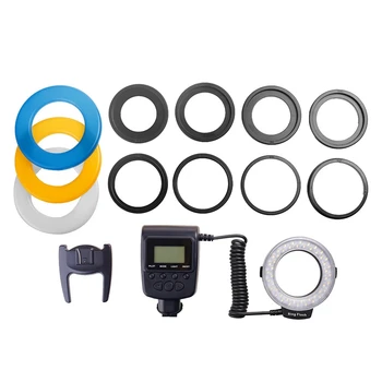 48 Macro LED Macro Ring Flash Light with 8 Adapter Ring for Nikon D5000 for Canon 650D 600D 550D
48 Macro LED Macro Ring Flash Light with 8 Adapter Ring for Nikon D5000 for Canon 650D 600D 550D