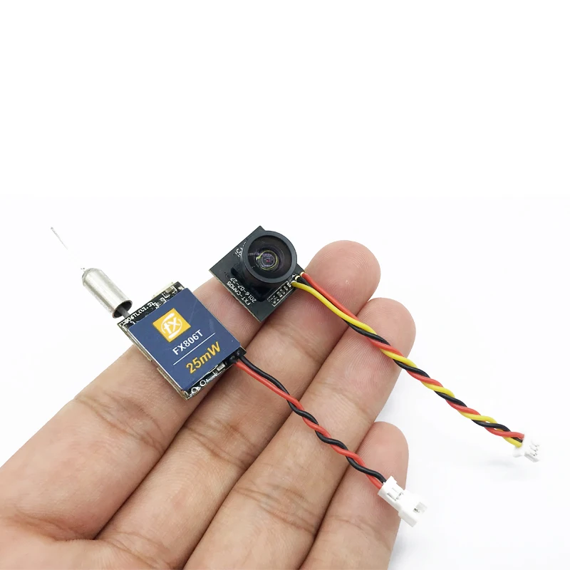 Mini 5.8Ghz 40CH 25mW FPV Transmitter and CMOS 600TVL NTSC Micro Camera for indoor FPV Drone Like Tiny Whoop Blade Inductrix
Mini 5.8Ghz 40CH 25mW FPV Transmitter and CMOS 600TVL NTSC Micro Camera for indoor FPV Drone Like Tiny Whoop Blade Inductrix