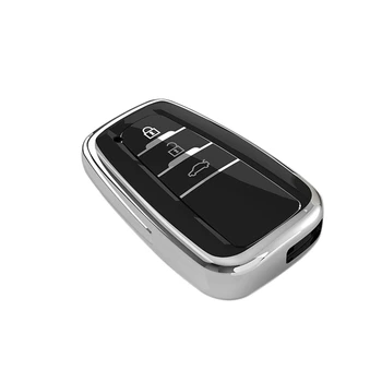 Car Key Case TPU All Inclusive Three Button Key Protector Cover for Toyota Camry Corolla CHR Highlander 2017-2019 Car Styling(Si
Car Key Case TPU All Inclusive Three Button Key Protector Cover for Toyota Camry Corolla CHR Highlander 2017-2019 Car Styling(Si