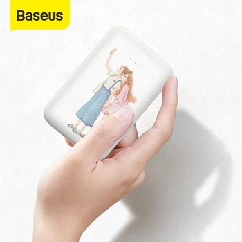 Baseus Cute 10000mAh Power Bank Mini Fast Charge External Battery Powerbank Portable Phone Charger
Baseus Cute 10000mAh Power Bank Mini Fast Charge External Battery Powerbank Portable Phone Charger
