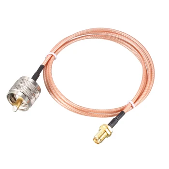 uxcell 1pc SMA Female Bulkhead to UHF PL-259 Male RG316 RF Coaxial Coax Cable Jumper Cable 3 ft 6 ft
uxcell 1pc SMA Female Bulkhead to UHF PL-259 Male RG316 RF Coaxial Coax Cable Jumper Cable 3 ft 6 ft
