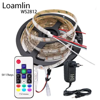 WS2812B WS2812 RGB Led Strip Light 5V 17keys RF RGB Led Controller DC5V 3A 5A 8A Led Transformaer power supply Kit
WS2812B WS2812 RGB Led Strip Light 5V 17keys RF RGB Led Controller DC5V 3A 5A 8A Led Transformaer power supply Kit
