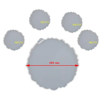 TC081 DIY Fruit Tray Coaster Resin Mold Crystal Epoxy Mold Irregular Silicone Epoxy Resin Mold For Tray Jewelry Craft
TC081 DIY Fruit Tray Coaster Resin Mold Crystal Epoxy Mold Irregular Silicone Epoxy Resin Mold For Tray Jewelry Craft