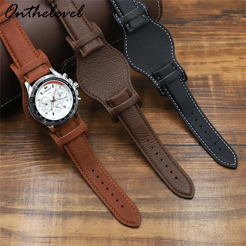 Genuine Leather Watch Strap 18mm 20mm 22mm Watchband With Mat Black Brown Coffee Leather Bracelet Wristwatch Band
Genuine Leather Watch Strap 18mm 20mm 22mm Watchband With Mat Black Brown Coffee Leather Bracelet Wristwatch Band