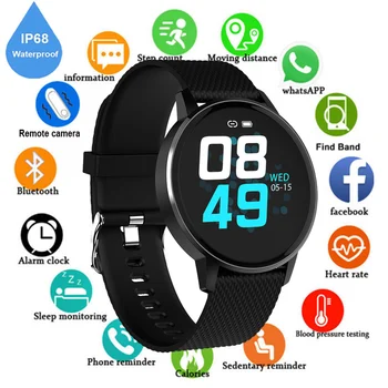 2020 Smart Watch Men Women Ip68 Waterproof Fitness Tracker Oxygen Blood Pressure Heart Rate Monitor Watch Smartwatch For Sport
2020 Smart Watch Men Women Ip68 Waterproof Fitness Tracker Oxygen Blood Pressure Heart Rate Monitor Watch Smartwatch For Sport