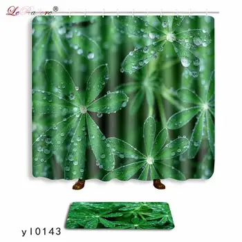 LeRadore New Modern Thickened 3D Leaves Shower Curtains Polyester Waterproof Bathroom Curtain for Hotel & Home with 12 Hooks
LeRadore New Modern Thickened 3D Leaves Shower Curtains Polyester Waterproof Bathroom Curtain for Hotel & Home with 12 Hooks