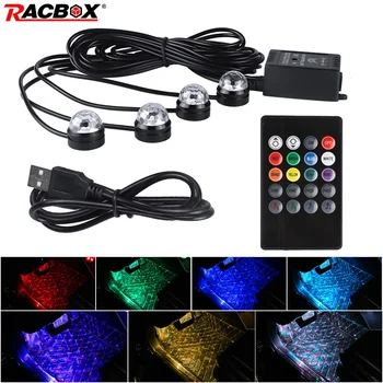 UPGRADE Car Atmosphere Lamp Music Voice Control RGB Crystal Light 4 in 1 Colorful Auto Interior LED Floor Foot USB Lights Lamp
UPGRADE Car Atmosphere Lamp Music Voice Control RGB Crystal Light 4 in 1 Colorful Auto Interior LED Floor Foot USB Lights Lamp
