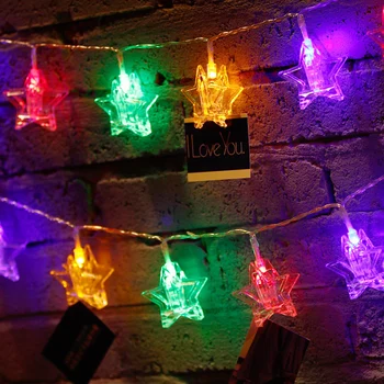DIDIHOU Stars LED Garlands Card Photo Clip String Lights Battery Operated Light Strings Twinkle Decorative Clamp Fairy Light Hot
DIDIHOU Stars LED Garlands Card Photo Clip String Lights Battery Operated Light Strings Twinkle Decorative Clamp Fairy Light Hot