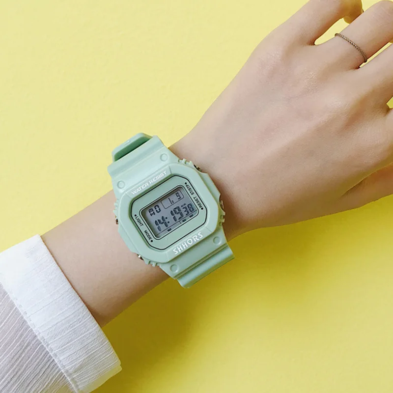 2019 New Digital Watch Fashion Square Women Watches Multifunctional Waterproof LED Electronic Watch Reloj Digital Mujer Clock
2019 New Digital Watch Fashion Square Women Watches Multifunctional Waterproof LED Electronic Watch Reloj Digital Mujer Clock
