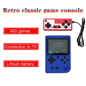 Retro Portable Mini Handheld Kids Adult Game Console 8-Bit 3.0 Inch Color LCD Screen Game Player Built-in 400 Games
Retro Portable Mini Handheld Kids Adult Game Console 8-Bit 3.0 Inch Color LCD Screen Game Player Built-in 400 Games