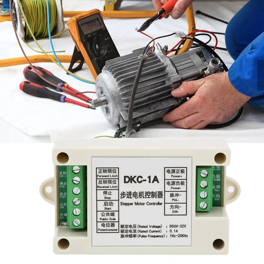 DC5~32V Motor Speed regulator Driver for Stepper Motor Servo Motor PLC Controller
DC5~32V Motor Speed regulator Driver for Stepper Motor Servo Motor PLC Controller