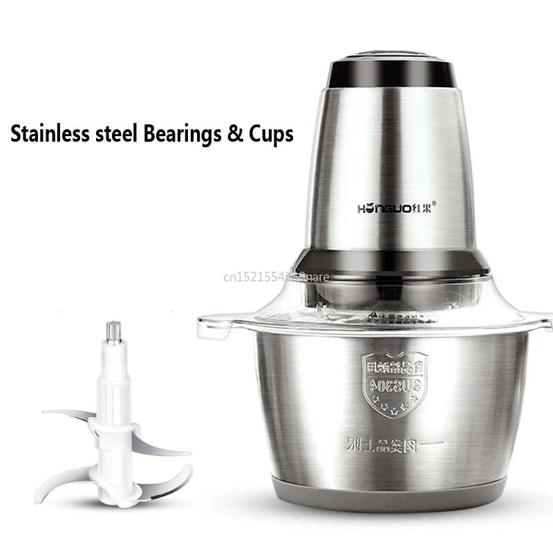 200W 1.2L Stainless Steel Meat Grinder Chopper Electric Automatic Mincing Machine High-quality Household Grinder Food Processor
200W 1.2L Stainless Steel Meat Grinder Chopper Electric Automatic Mincing Machine High-quality Household Grinder Food Processor