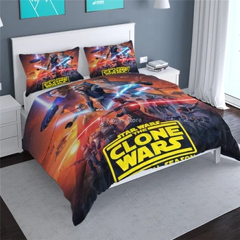 Star Wars 3D Bedding Set Digital Printing Duvet Cover Set with Pillowcase Home Textile Adult Kids King Size Home Bedroom Decor 
Star Wars 3D Bedding Set Digital Printing Duvet Cover Set with Pillowcase Home Textile Adult Kids King Size Home Bedroom Decor