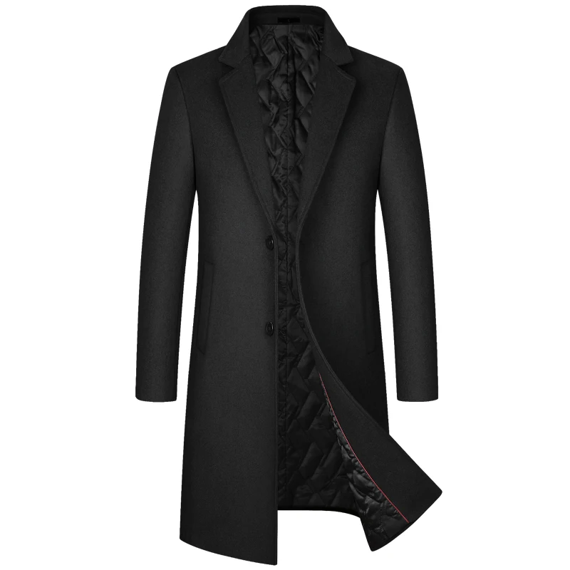 2023 Winter Wool Coat Men Fashion Long Wool Blends England Style Business Casual Trench Coat Men Solid Thick Wool Coats Jackets
2023 Winter Wool Coat Men Fashion Long Wool Blends England Style Business Casual Trench Coat Men Solid Thick Wool Coats Jackets