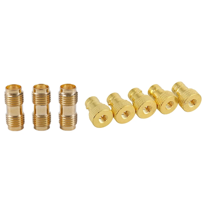 5X SMA to BNC Adapter Connector SMA-M to BNC-F Connector Gold for Yaesu VX-6R with 3X Gold RF Connector SMA Female to SMA Female
5X SMA to BNC Adapter Connector SMA-M to BNC-F Connector Gold for Yaesu VX-6R with 3X Gold RF Connector SMA Female to SMA Female