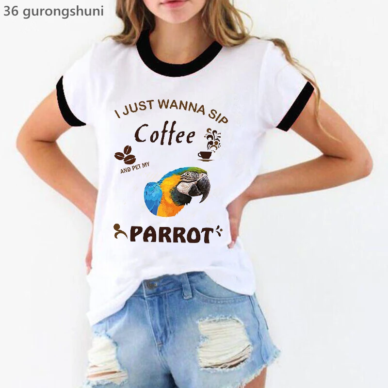 Cockatiel Parrot Make Me Happy Print T-Shirt Women'S Clothing Butterfly Tshirt Femme Summer Fashion T Shirt Female Streetwear
Cockatiel Parrot Make Me Happy Print T-Shirt Women'S Clothing Butterfly Tshirt Femme Summer Fashion T Shirt Female Streetwear