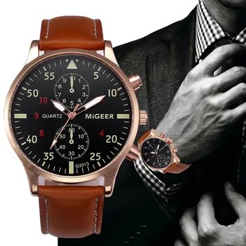 MIGEER Men Watches Luxury Retro Design Two-eye Blue Watch Leather Band Analog Alloy Quartz Wrist Watch Relogio Masculino
MIGEER Men Watches Luxury Retro Design Two-eye Blue Watch Leather Band Analog Alloy Quartz Wrist Watch Relogio Masculino