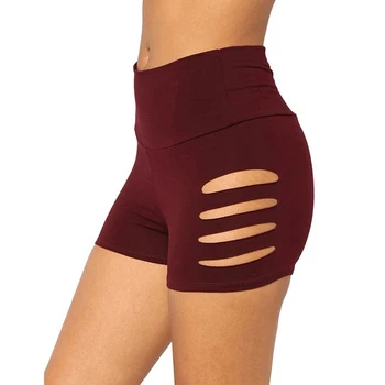 Summer Hollow-out Shorts Women Casual Shorts Workout Waistband Skinny Solid Short Shredded Biker Shorts 
Summer Hollow-out Shorts Women Casual Shorts Workout Waistband Skinny Solid Short Shredded Biker Shorts