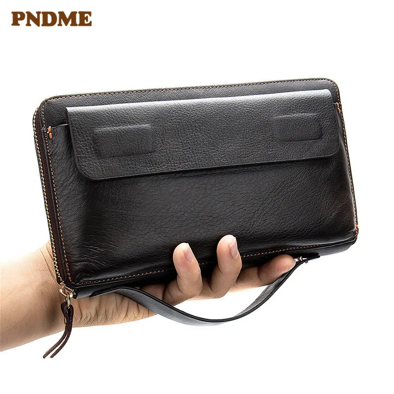 Business vintage genuine leather men RFID clutch bag simple natural first layer cowhide large-capacity card holder phone wallet
Business vintage genuine leather men RFID clutch bag simple natural first layer cowhide large-capacity card holder phone wallet