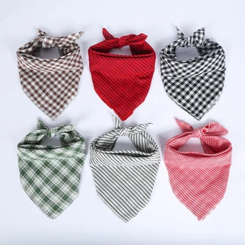 Washable Dog Bandanas Square Plaid Printing Dog Kerchief Set Scarf Accessories for Small to Large Dogs Cats Pets Reversible
Washable Dog Bandanas Square Plaid Printing Dog Kerchief Set Scarf Accessories for Small to Large Dogs Cats Pets Reversible