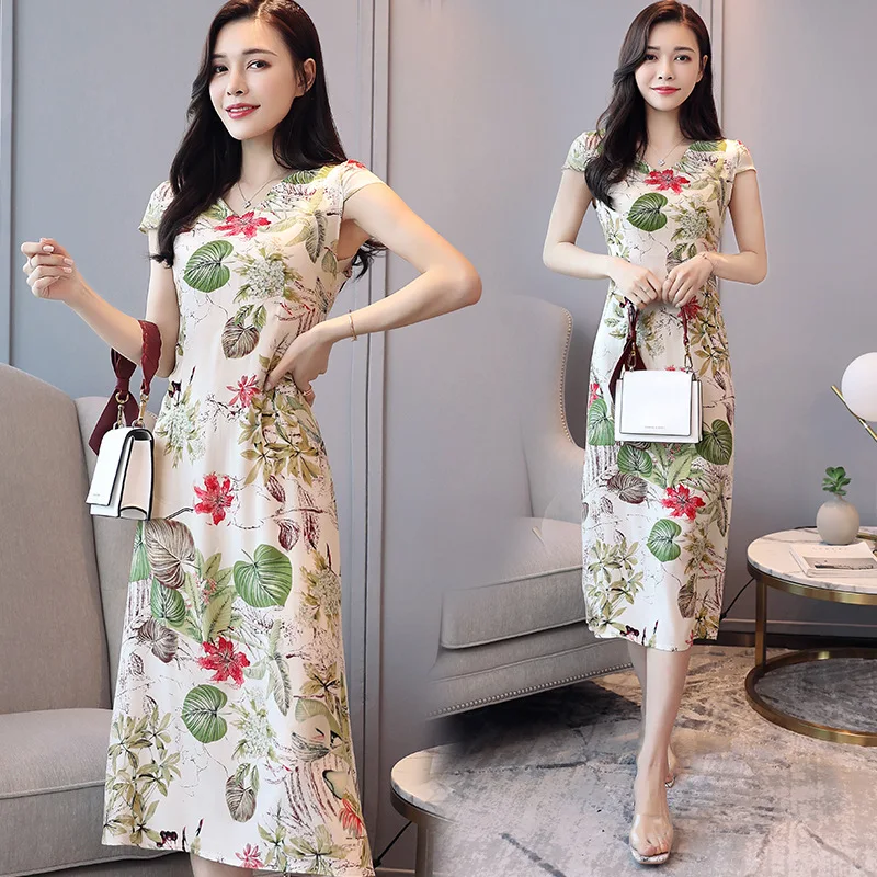 2019 Summer New Style Ethnic-Style WOMEN'S Dress Retro Printed Cotton Linen Loose And Plus-sized WOMEN'S Dress Short Sleeve Dres
2019 Summer New Style Ethnic-Style WOMEN'S Dress Retro Printed Cotton Linen Loose And Plus-sized WOMEN'S Dress Short Sleeve Dres