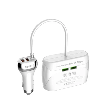 LDNIO QC3.0 USB Port 6V 3A Fast Car Charger With 3 Slot Socket Adapter Plug 12V-24V Universal Quick Charging For Huawei Xiaomi
LDNIO QC3.0 USB Port 6V 3A Fast Car Charger With 3 Slot Socket Adapter Plug 12V-24V Universal Quick Charging For Huawei Xiaomi