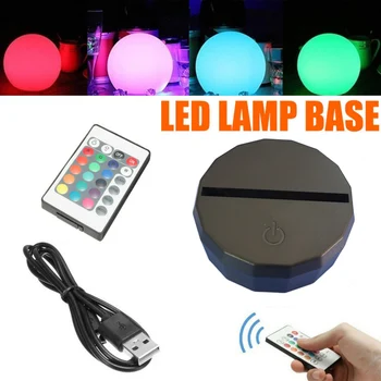 Multicolor Touch Sensor Switch Modern Black USB Cable Night Light Acrylic 3D Led Night Lamp Assembled Base white
Multicolor Touch Sensor Switch Modern Black USB Cable Night Light Acrylic 3D Led Night Lamp Assembled Base white