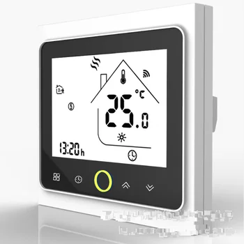 BHT-002Electric Heating Thermostat WIFIThermostat Voice Control LCD Large Screen Programmable Thermostat Light Grey
BHT-002Electric Heating Thermostat WIFIThermostat Voice Control LCD Large Screen Programmable Thermostat Light Grey