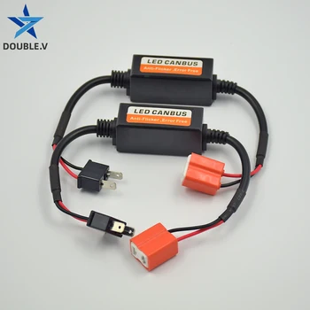 2pcs Error Free LED Canbus Decoder for LED Car Headlight Bulb Kits for SUV Fog Lamps H4 H7 H1 H11 9006 9007 Adapter Anti-Flicker
2pcs Error Free LED Canbus Decoder for LED Car Headlight Bulb Kits for SUV Fog Lamps H4 H7 H1 H11 9006 9007 Adapter Anti-Flicker