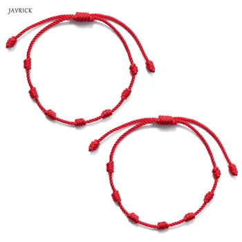 2Pcs 7 Knots Red String Bracelet for Protection Evil Eye Good Luck Amulet for Success and Prosperity Friendship Bracelet
2Pcs 7 Knots Red String Bracelet for Protection Evil Eye Good Luck Amulet for Success and Prosperity Friendship Bracelet