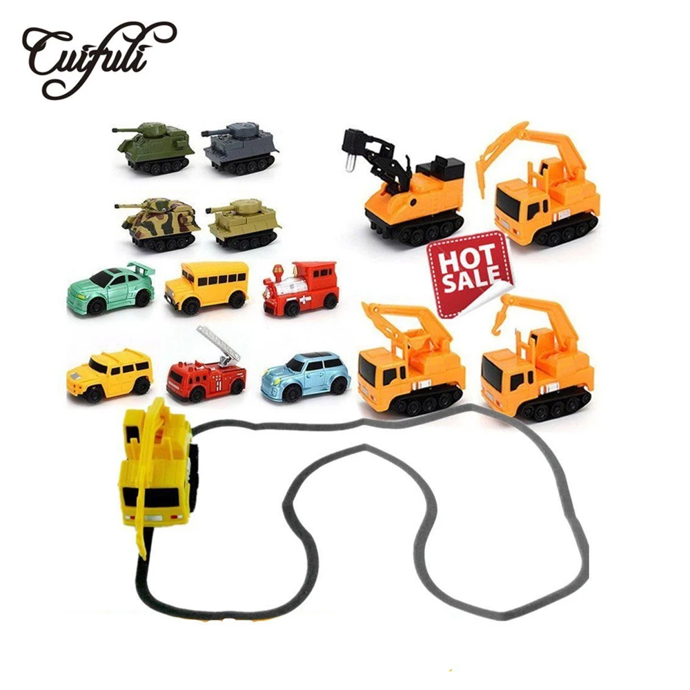 Inductive Pen Car  Magically Follow Any Drawn Line Toy Children Kid Truck Tank
