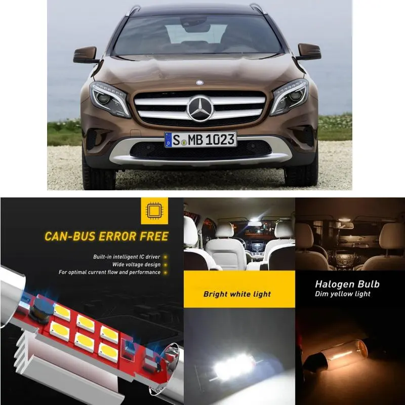 LED Interior Car Lights For MERCEDES-BENZ gla class x156 glc coupe c253 glc x253 car accessories lamp bulb error free
LED Interior Car Lights For MERCEDES-BENZ gla class x156 glc coupe c253 glc x253 car accessories lamp bulb error free