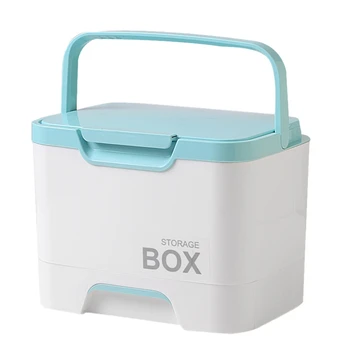 Plastic Storage Box Medicine Organizer Box Case Multi-Layer First Aid Kit Big Capacity Drawers Medicine Cabinet Storage Box 
Plastic Storage Box Medicine Organizer Box Case Multi-Layer First Aid Kit Big Capacity Drawers Medicine Cabinet Storage Box