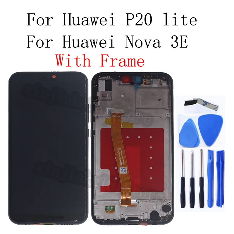 Original With Frame For Huawei P20 Lite LCD Display Touch Screen Digitizer Phone Parts For Nova 3e Screen Display replacement
Original With Frame For Huawei P20 Lite LCD Display Touch Screen Digitizer Phone Parts For Nova 3e Screen Display replacement