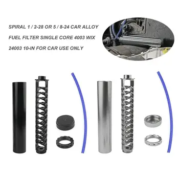 Spiral 1 / 2-28 Or 5 / 8-24 Car Alloy Fuel Filter Single Core 4003 WIX 24003 10-in For Car Use Only Car Accessories
Spiral 1 / 2-28 Or 5 / 8-24 Car Alloy Fuel Filter Single Core 4003 WIX 24003 10-in For Car Use Only Car Accessories