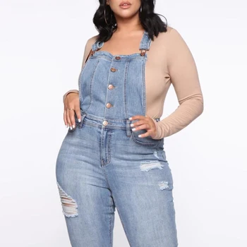 Women Jumpsuit Denim Long Pants Sleeveless Fashion Casual Romper Overall Club Party Overalls Jumper Female Ripped Trousers D30
Women Jumpsuit Denim Long Pants Sleeveless Fashion Casual Romper Overall Club Party Overalls Jumper Female Ripped Trousers D30