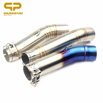 Motorcycle Exhaust Middle Pipe Connector Moto Slip-on Mid Tube Link Pipe For Honda CBR500 CBR 500R CBR300 2012-2015 CB400 
Motorcycle Exhaust Middle Pipe Connector Moto Slip-on Mid Tube Link Pipe For Honda CBR500 CBR 500R CBR300 2012-2015 CB400
