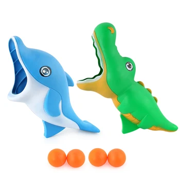 2 Pcs Kids Cartoon Dolphin Dinosaur Catch Ball Toy Parent-child Interactive Throw Ball Toy Outdoor Sports Game throw ball toy 
2 Pcs Kids Cartoon Dolphin Dinosaur Catch Ball Toy Parent-child Interactive Throw Ball Toy Outdoor Sports Game throw ball toy
