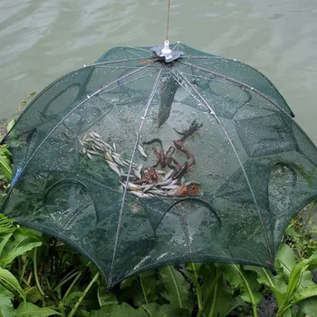 Folding Bait Fish Trap Net, 4/6/8 Holes Crab/Lobster/Shrimp River Pond Cast Dip Cage Fishing Accessories 1PC 
Folding Bait Fish Trap Net, 4/6/8 Holes Crab/Lobster/Shrimp River Pond Cast Dip Cage Fishing Accessories 1PC