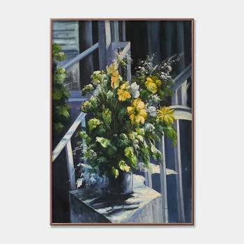 Hand Paint Flower Art oil on canvas still life Art Handpaint 90x130CM No Frame
Hand Paint Flower Art oil on canvas still life Art Handpaint 90x130CM No Frame